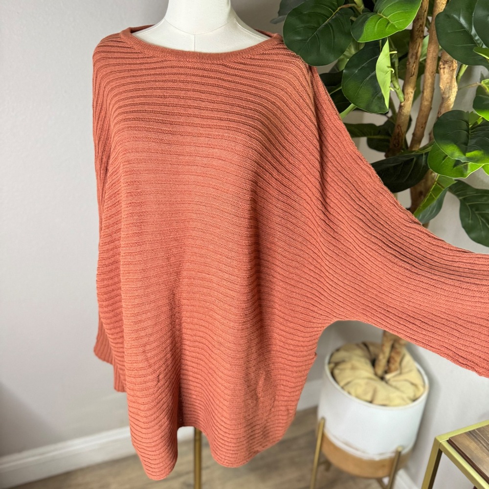 NWT Free People Beach Imogene Oversized Knit Tunic‎ Sweater Top Large Relaxed - Picture 5 of 8